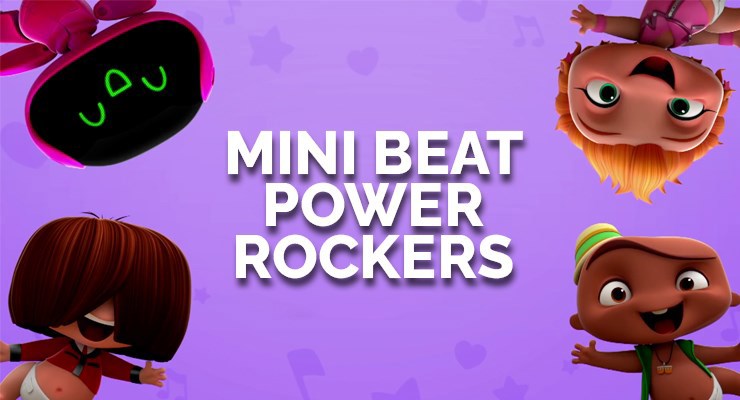 Cotillon Mini Beat Power Rockers