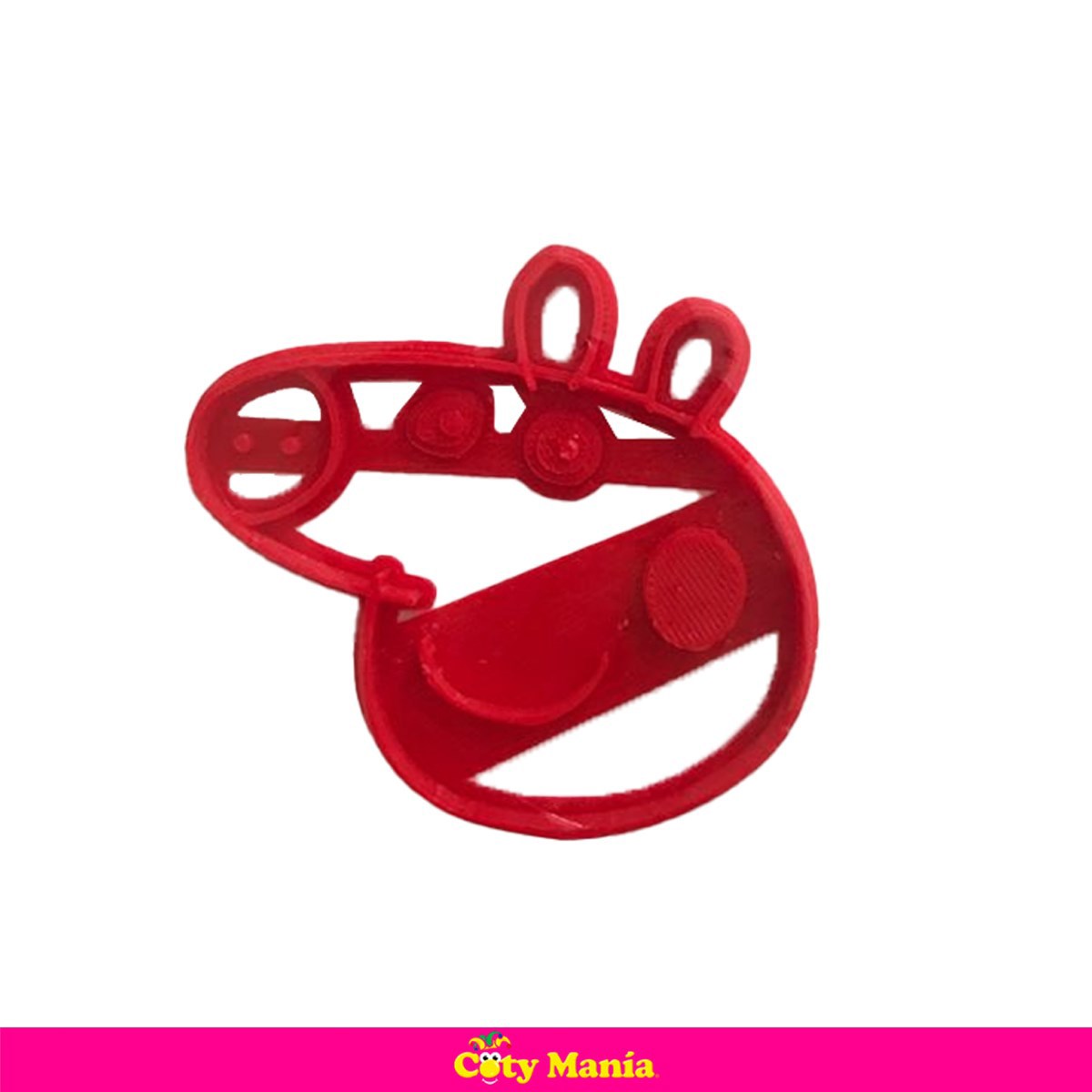 Cortante Plástico 3D Peppa Pig