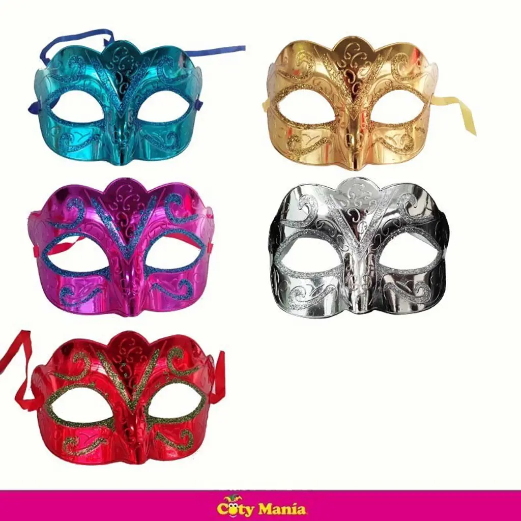 Coty Manía  Mascara Veneciana Metal 6 Colores X 1U