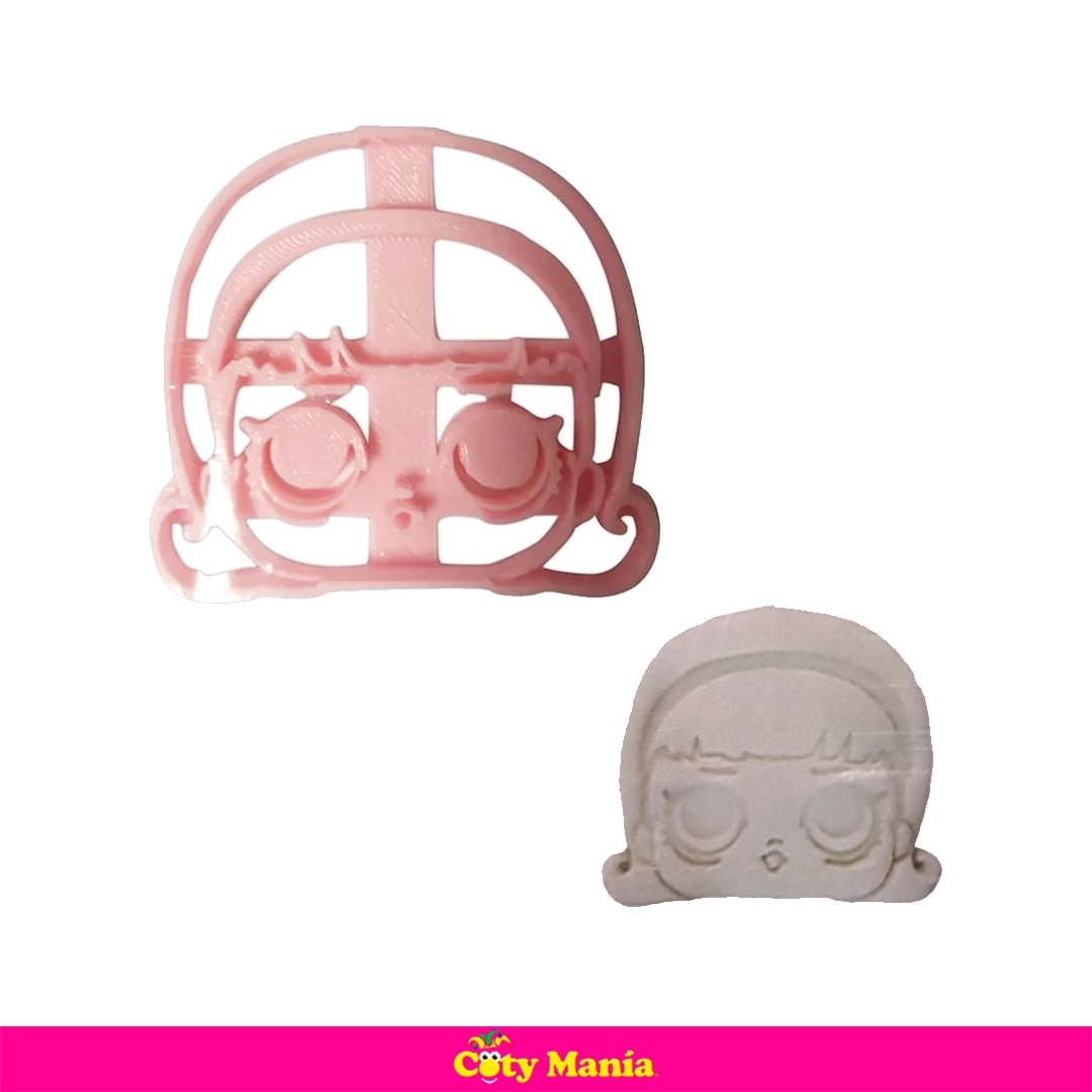 Cortante Plastico 3 D Muñeca L.O.L 4