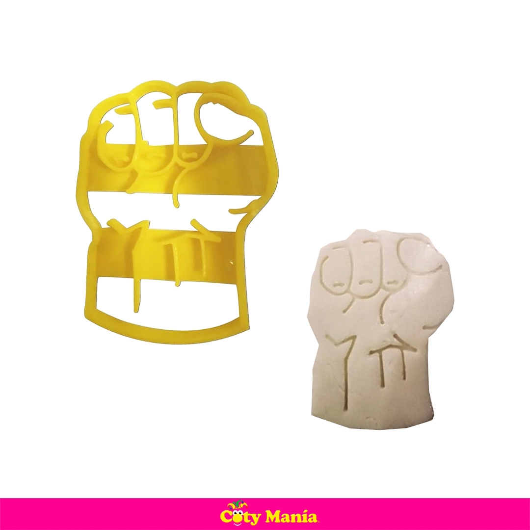 Cortante Plastico 3 D Puño Hulk