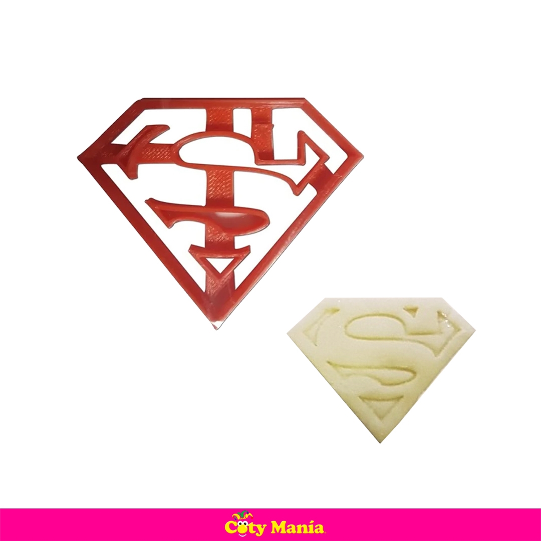 Cortante Plastico 3 D Logo Superman