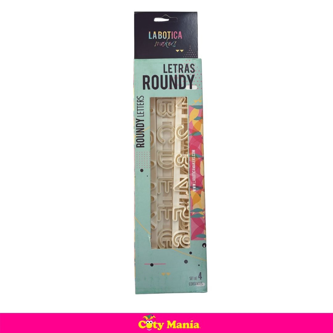 Cortante Plastico Letras Y Numeros Roundy