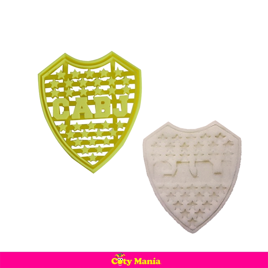 Cortante Plastico 3 D Escudo Boca