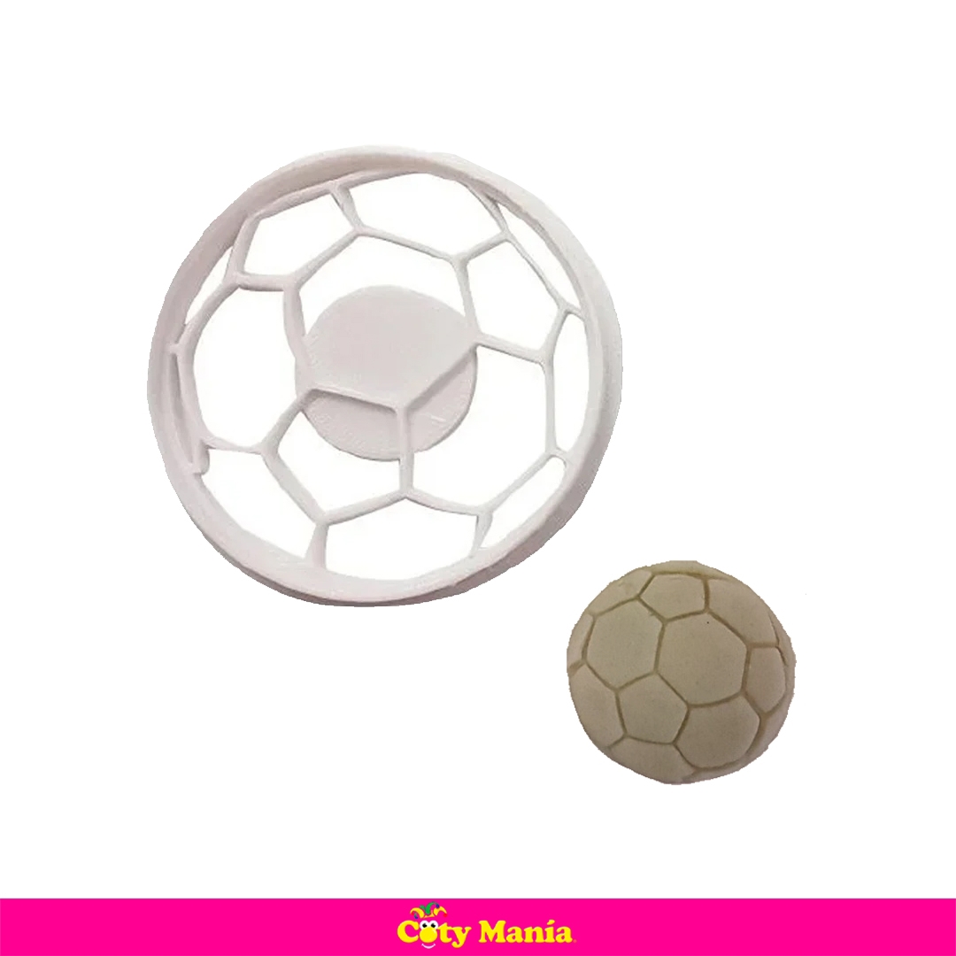 Cortante Plastico 3D Pelota De Futbol