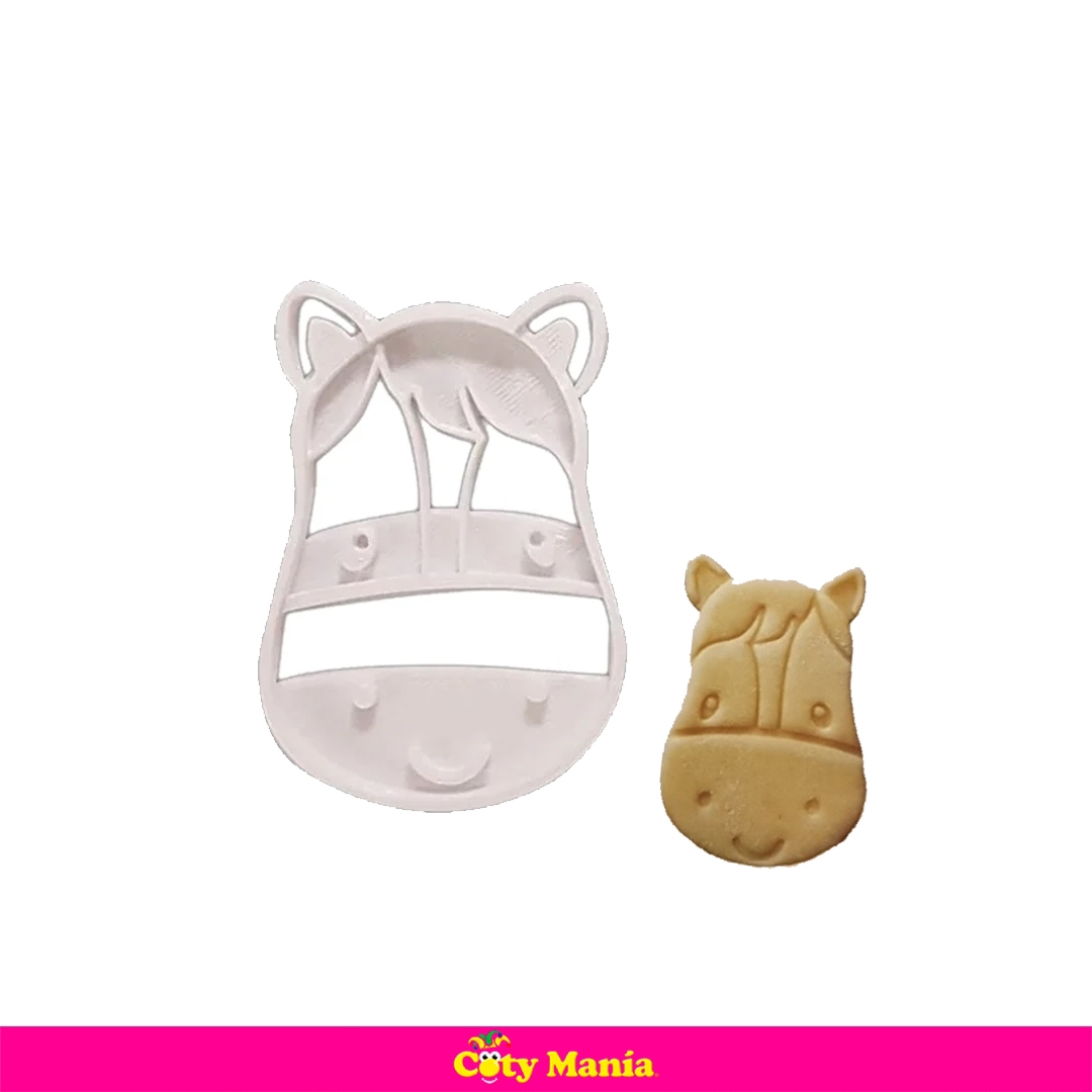 Cortante Plastico 3 D Cabeza Caballo