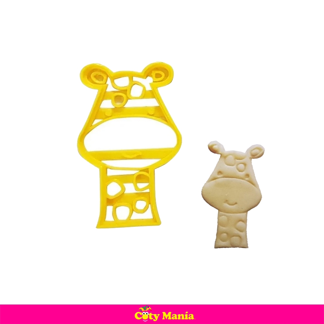 Cortante Plastico 3 D Cabeza Jirafa