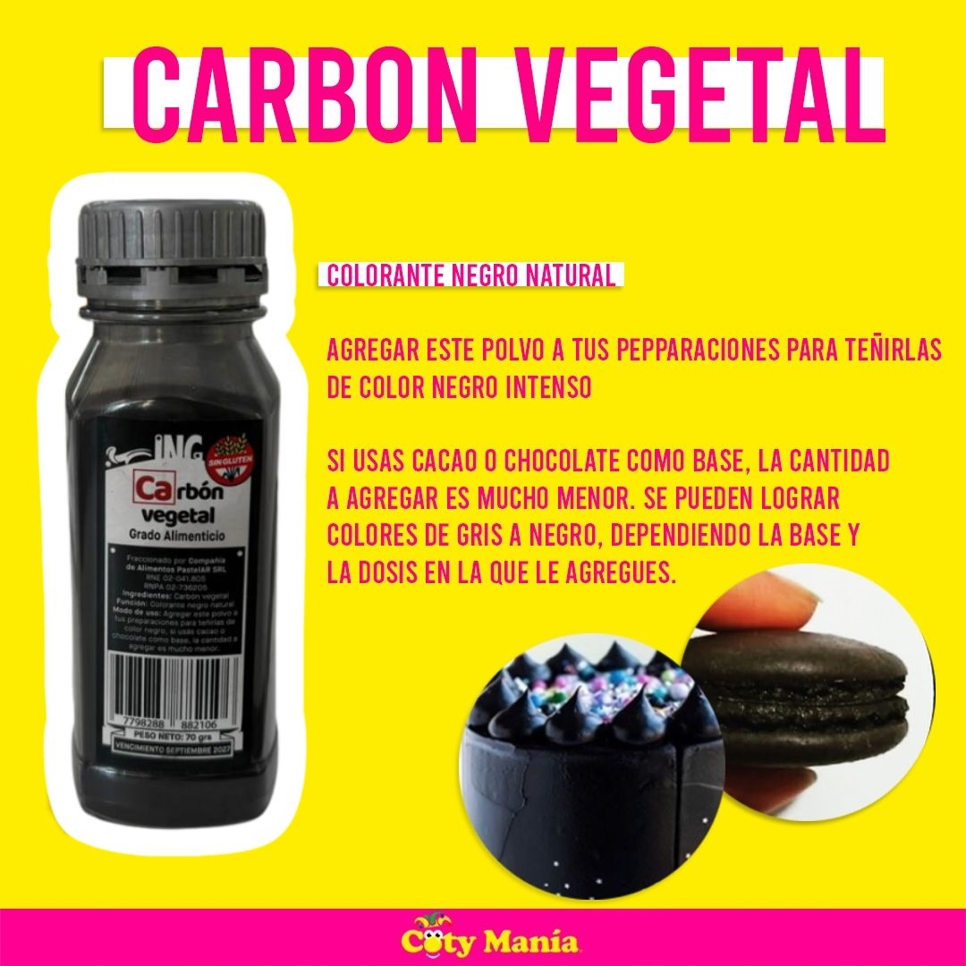 Carbon Vegetal Pastelar X 70G