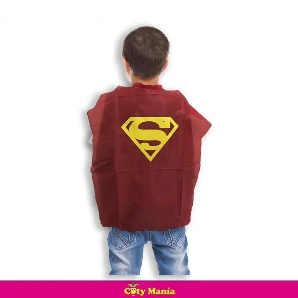 Coty Manía  Disfraz Niño Capa Heroe Superman