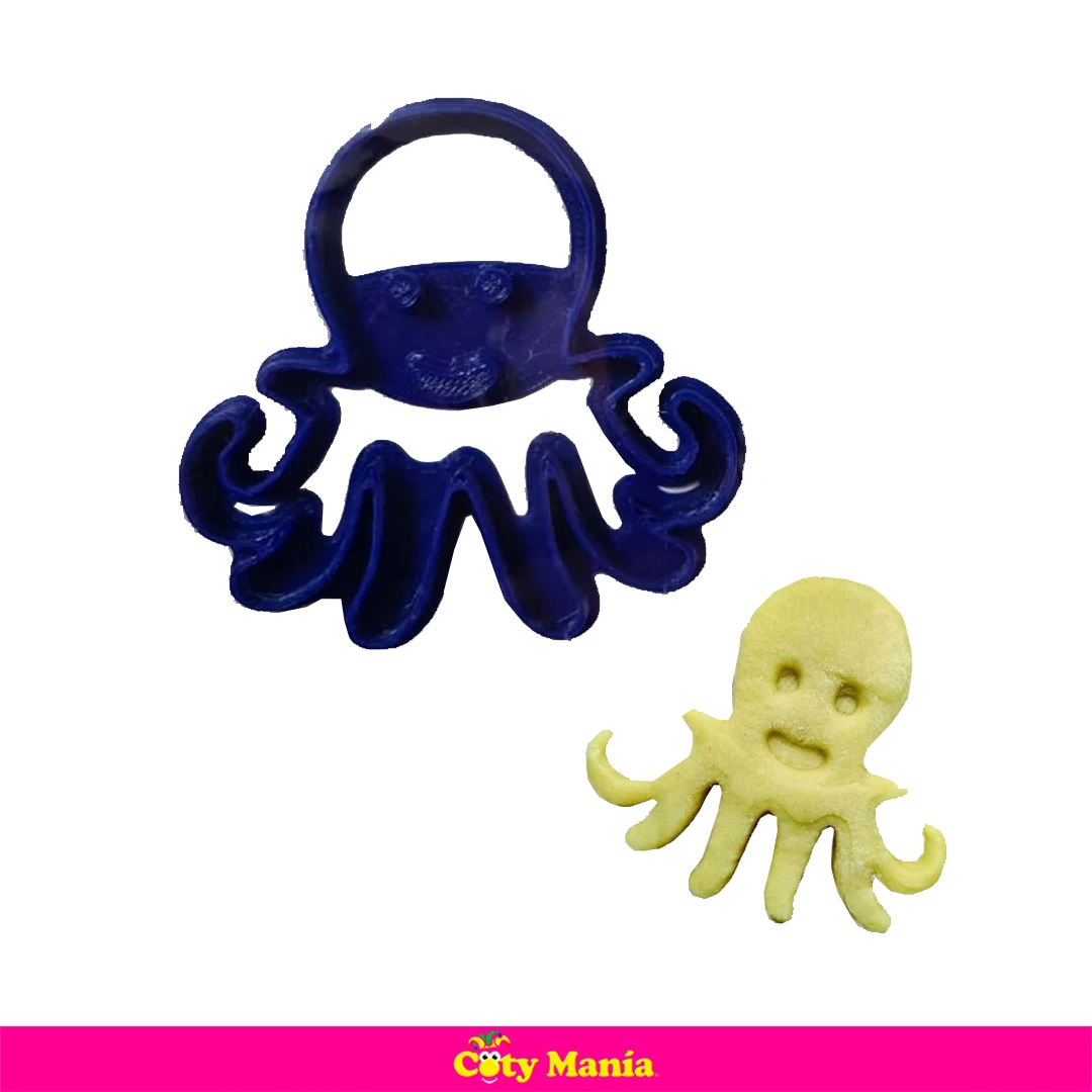 Cortante Plastico 3 D Pulpo