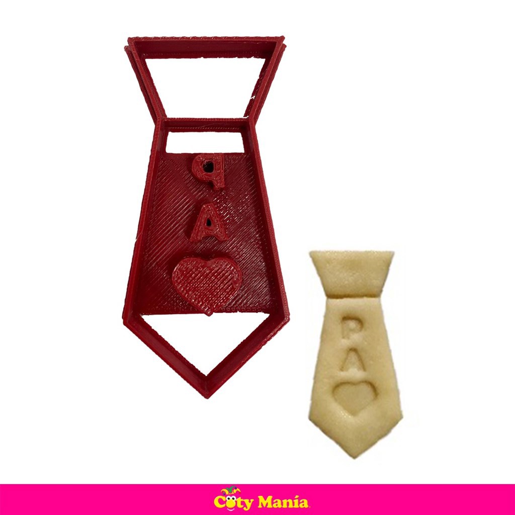 Cortante Plastico 3D Corbata Pa