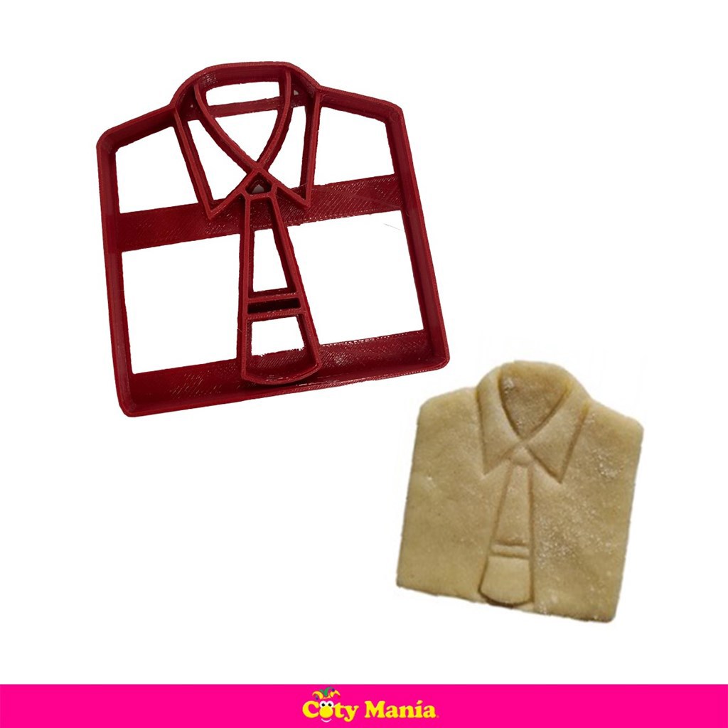 Cortante Plastico 3 D Camisa Y Corbata