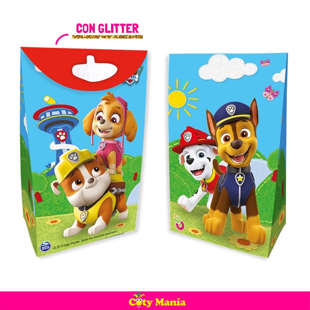 Bolsita Sorpresa Papel Con Cierre Paw Patrol X 8 Un