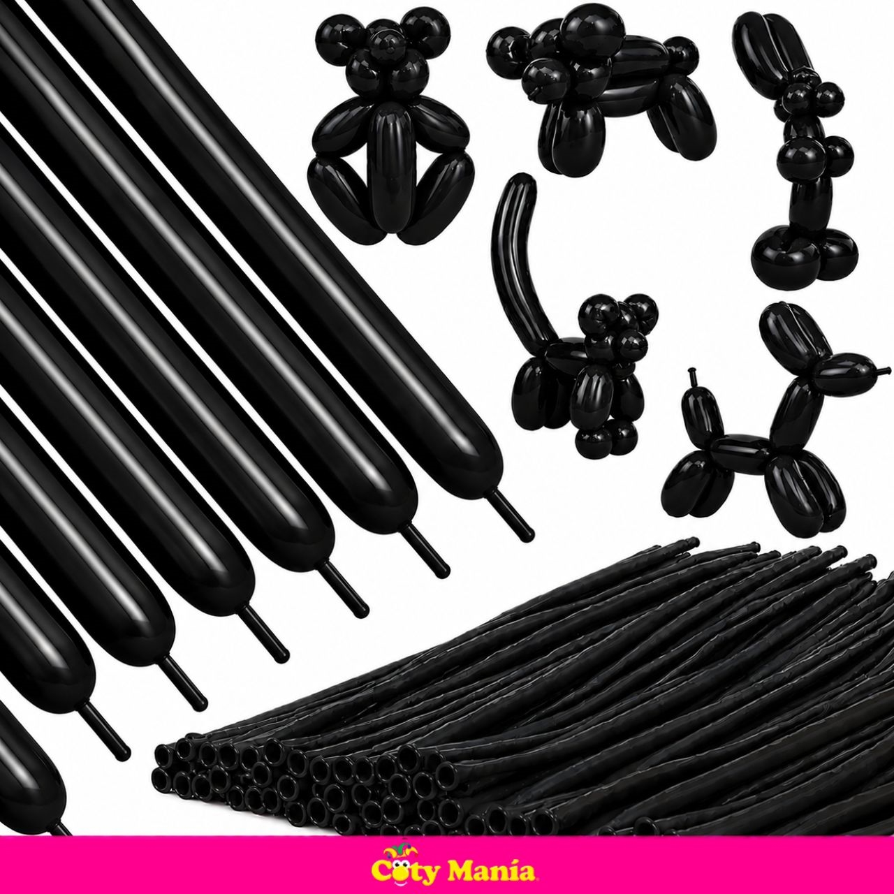 Globo Globologia 260T Tuky Negro x 25 unidades