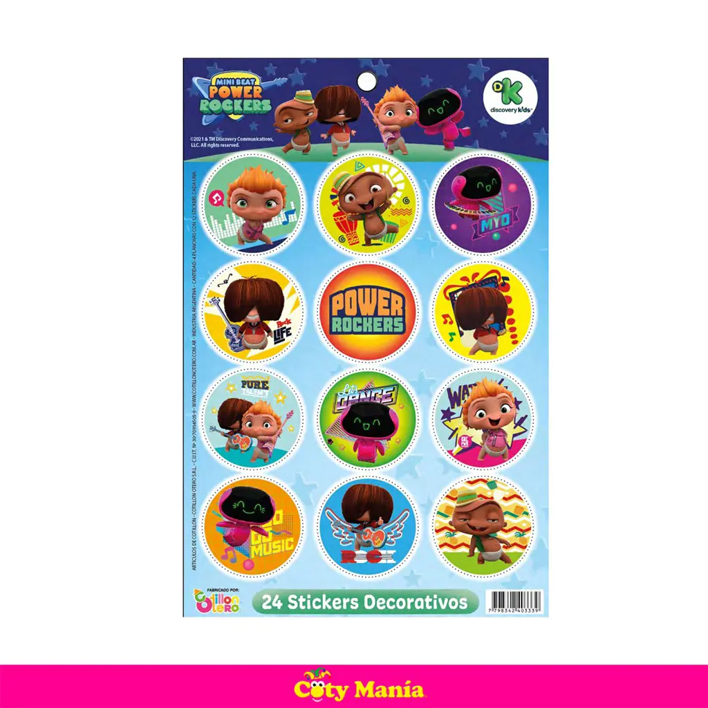 Combo 8 Planchas De Stickers Infantiles Para Nenas