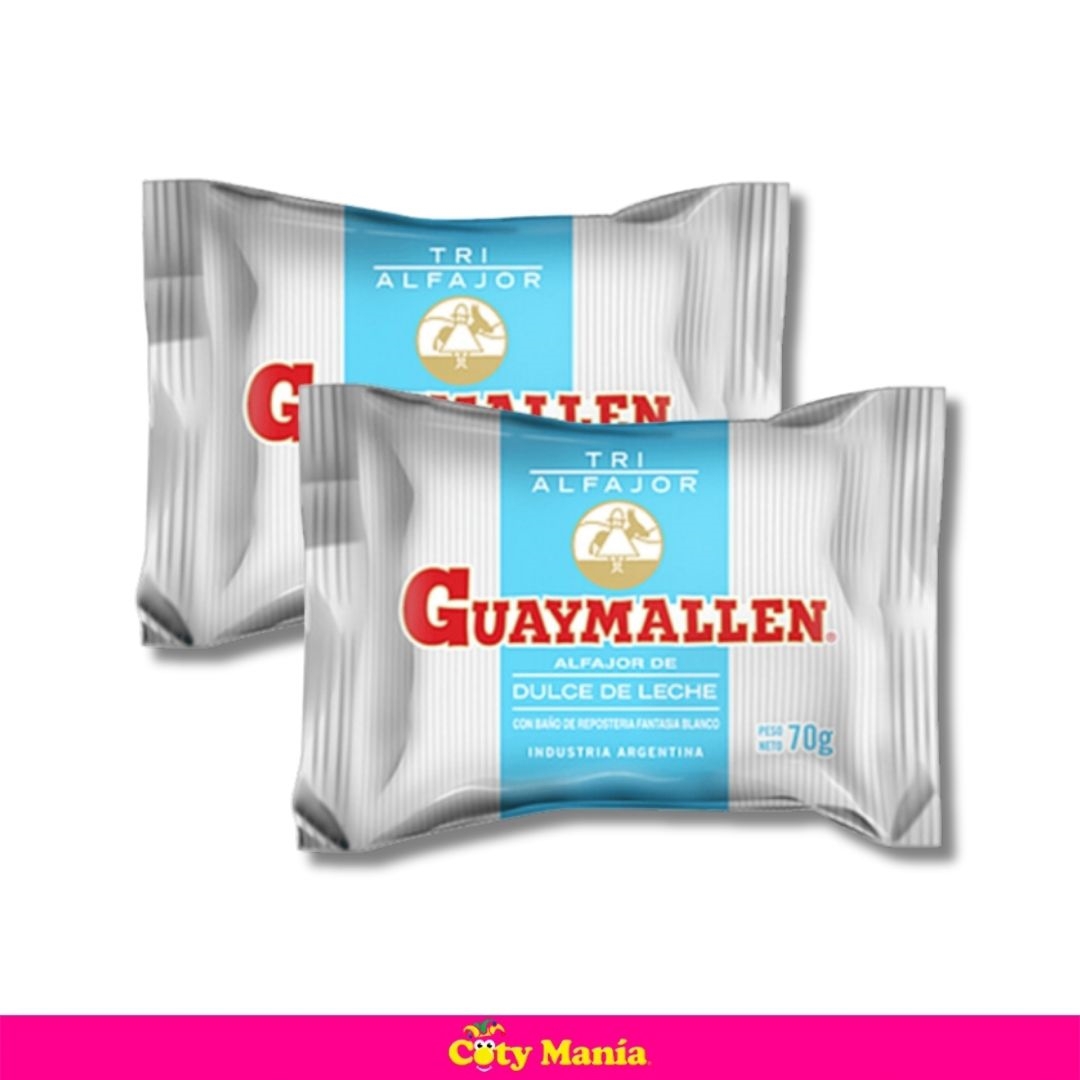 Alfajor Triple Blanco Dulce De Leche Guaymallen X 70G