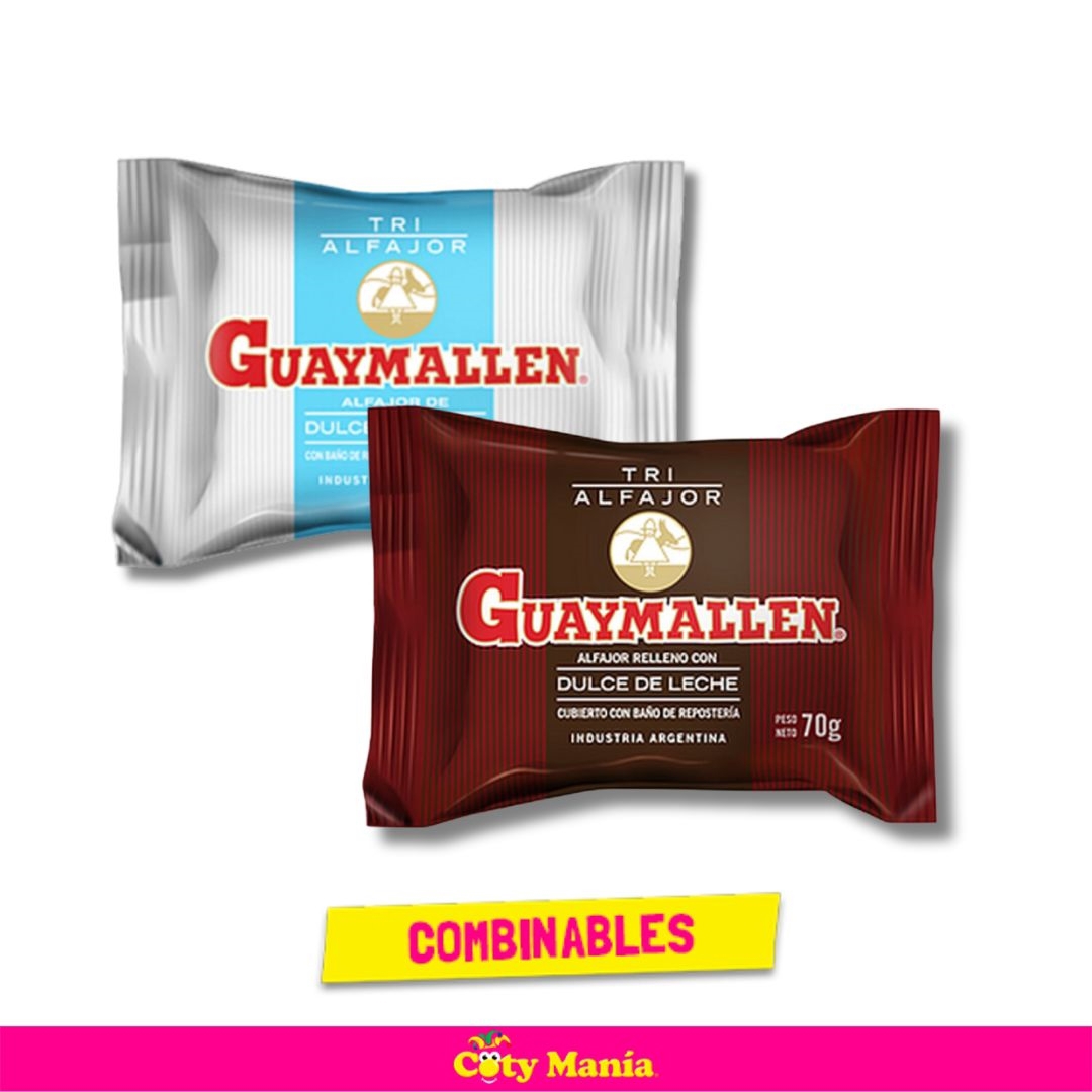 Alfajor Triple Blanco Dulce De Leche Guaymallen X 70G