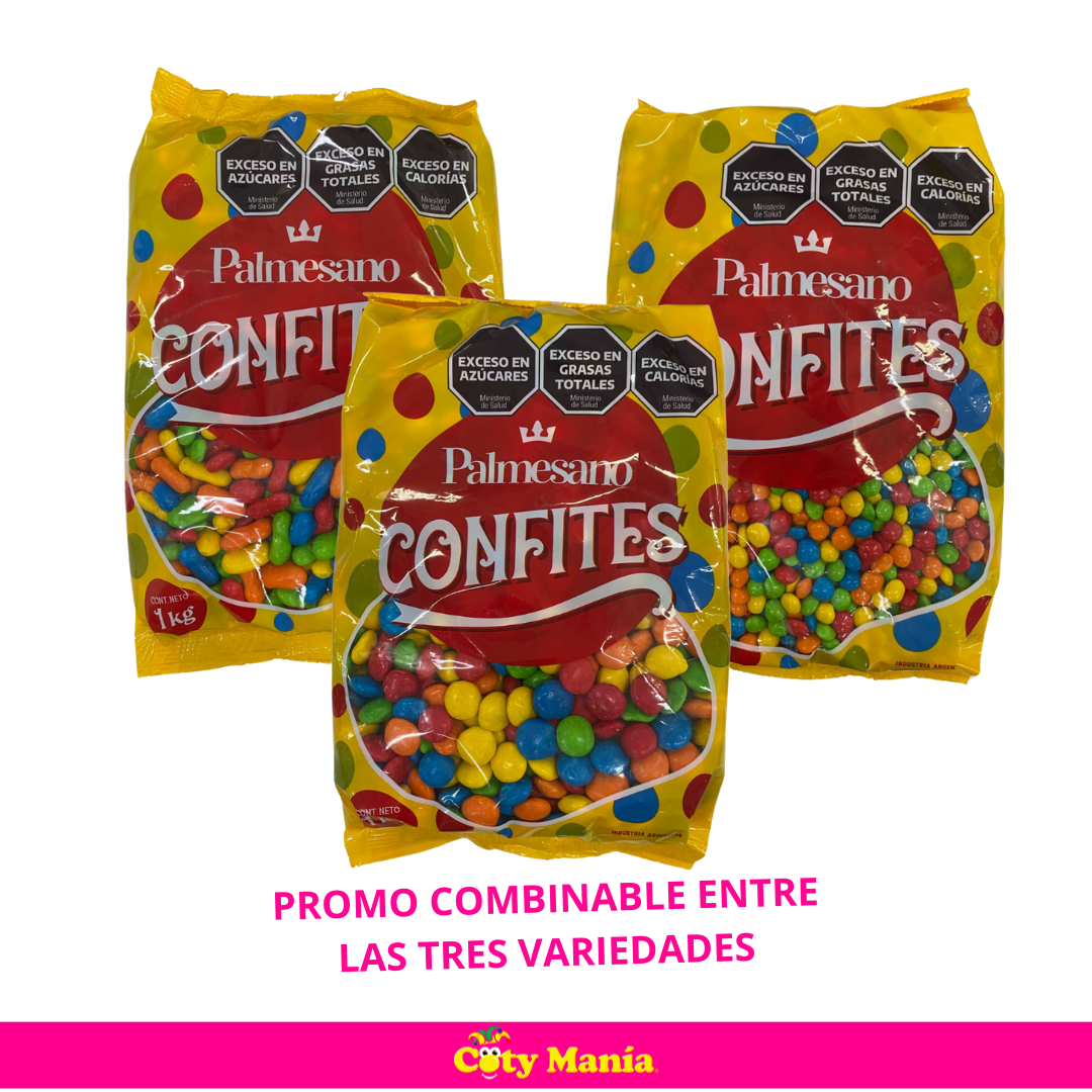 Confite Huesito Palmesano Frutal X 1KG