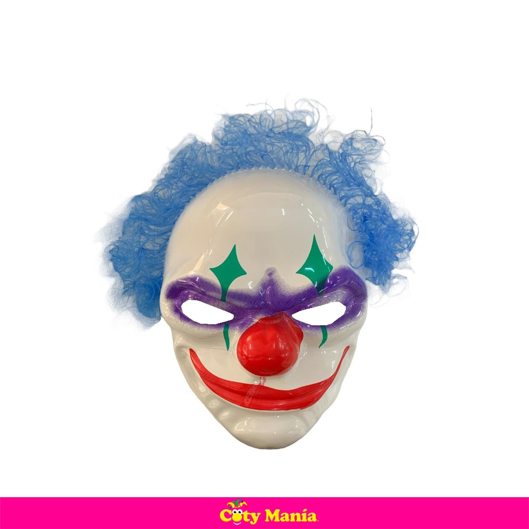 Careta Clown Con Pelo Trigger