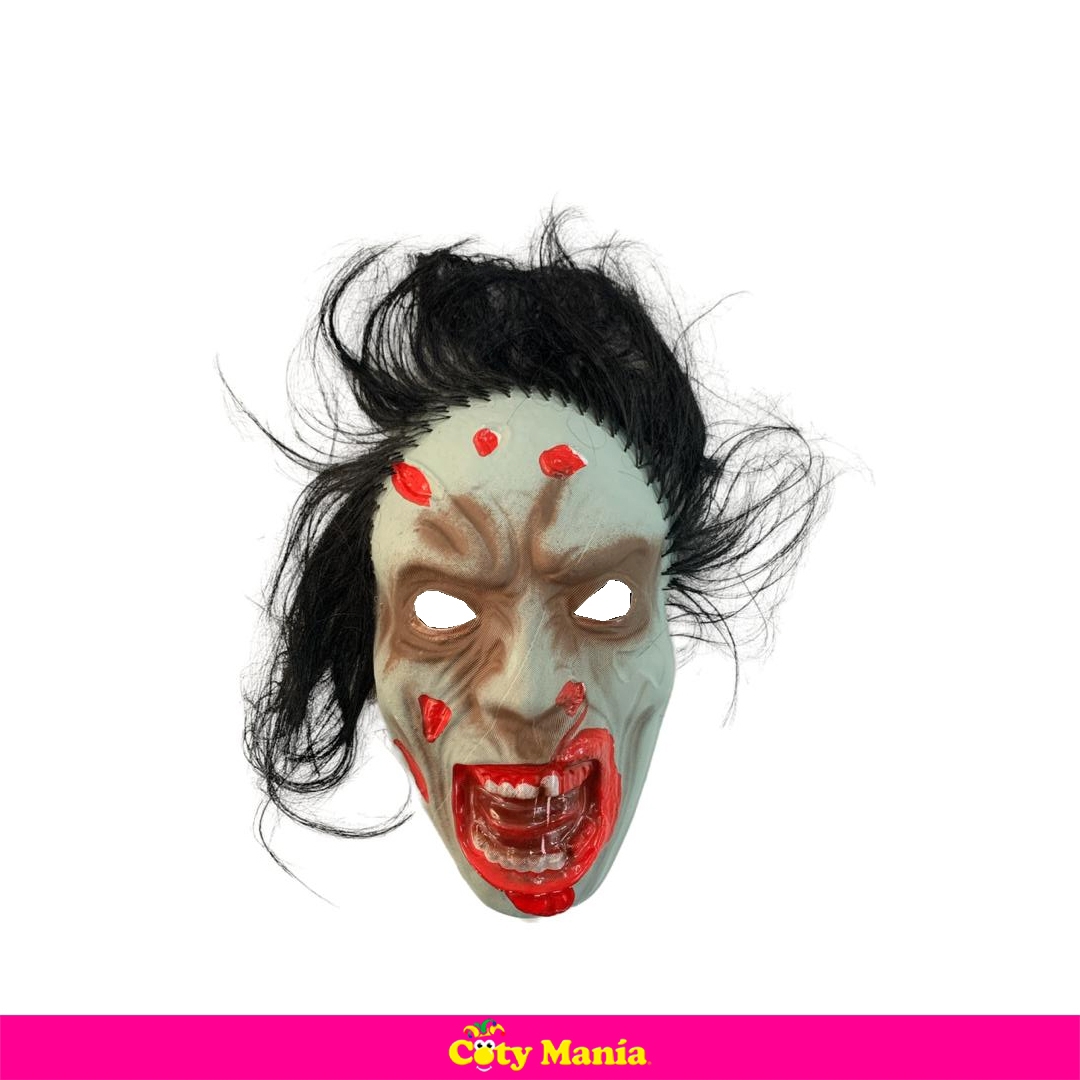 Careta Zombi Con Pelo Trigger