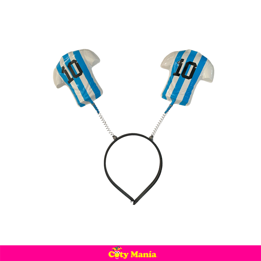 Vincha Resorte Camiseta De Argentina Trigger