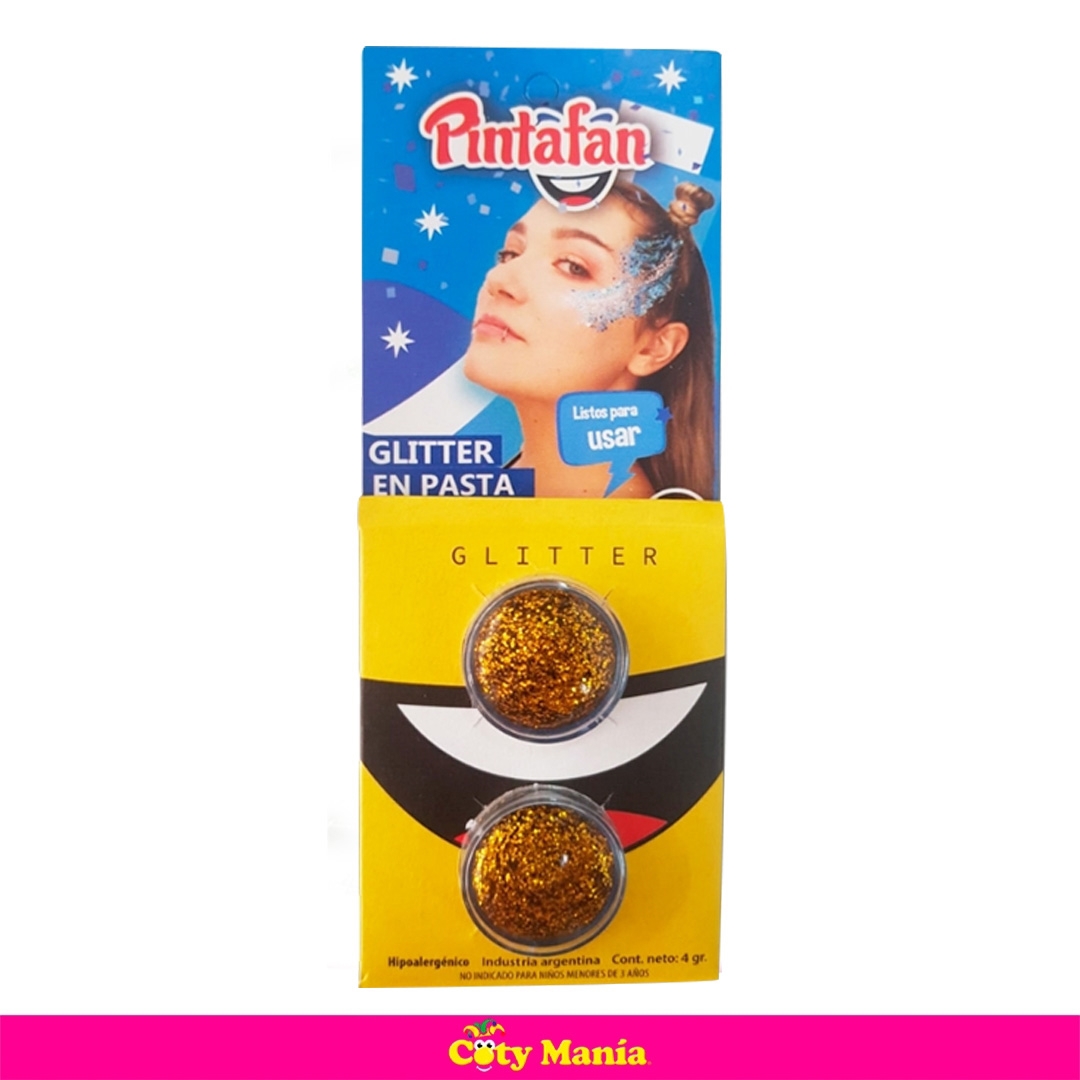 Glitter En Pasta Pintafan Oro