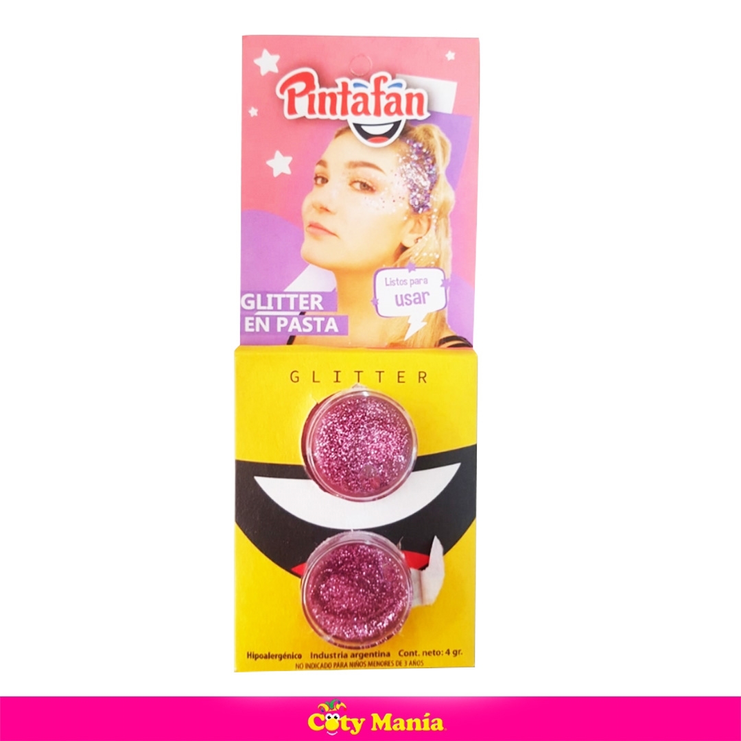 Glitter En Pasta Pintafan Rosa