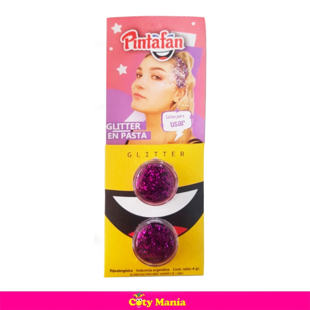 Glitter En Pasta Pinta Fan Fucsia