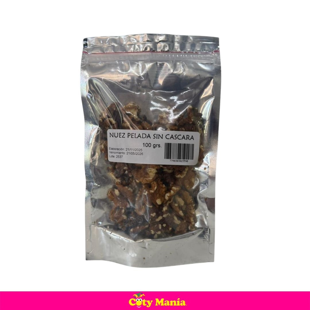 Nuez Pelada Sin Cascara X 100G