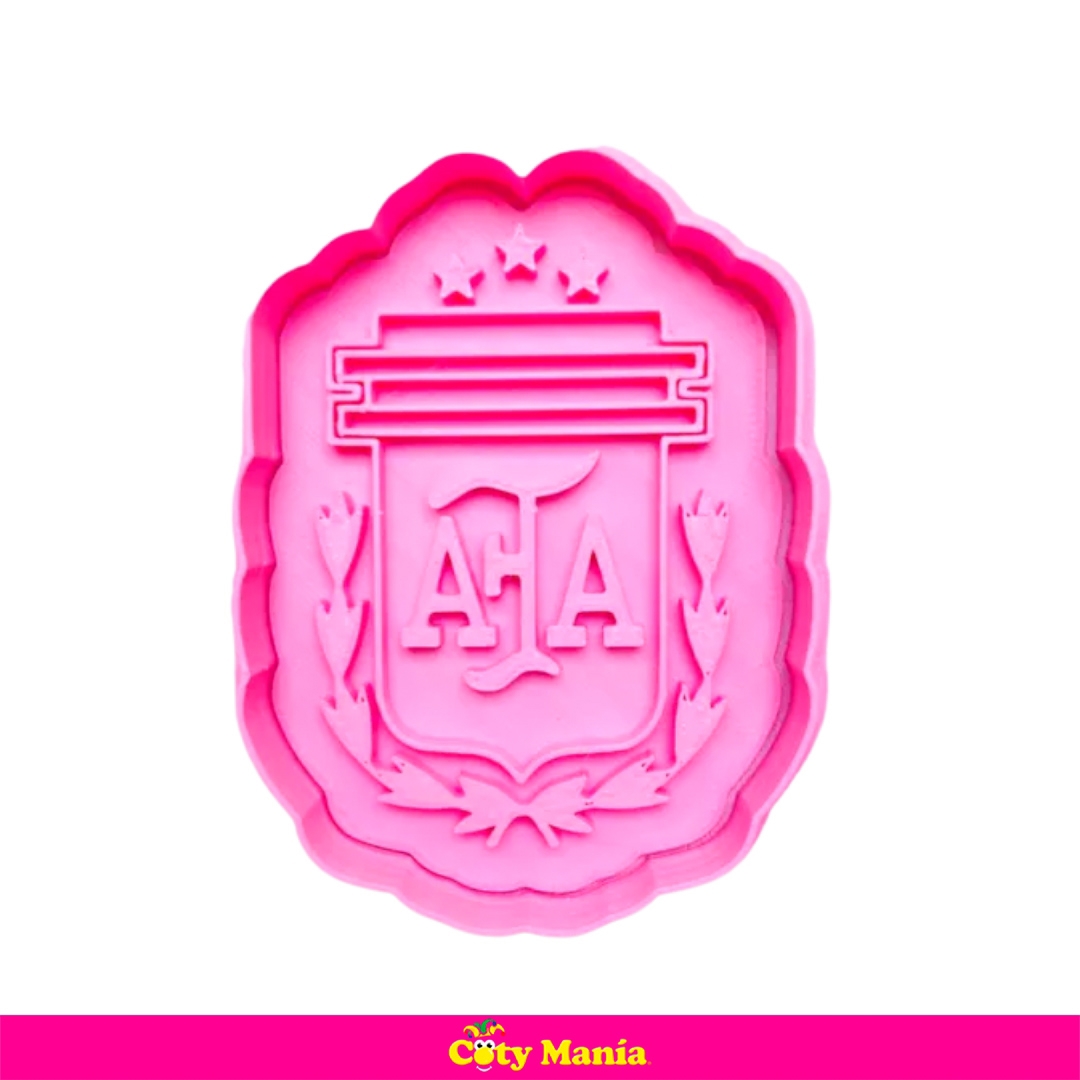Cortante Plastico 3D Escudo AFA