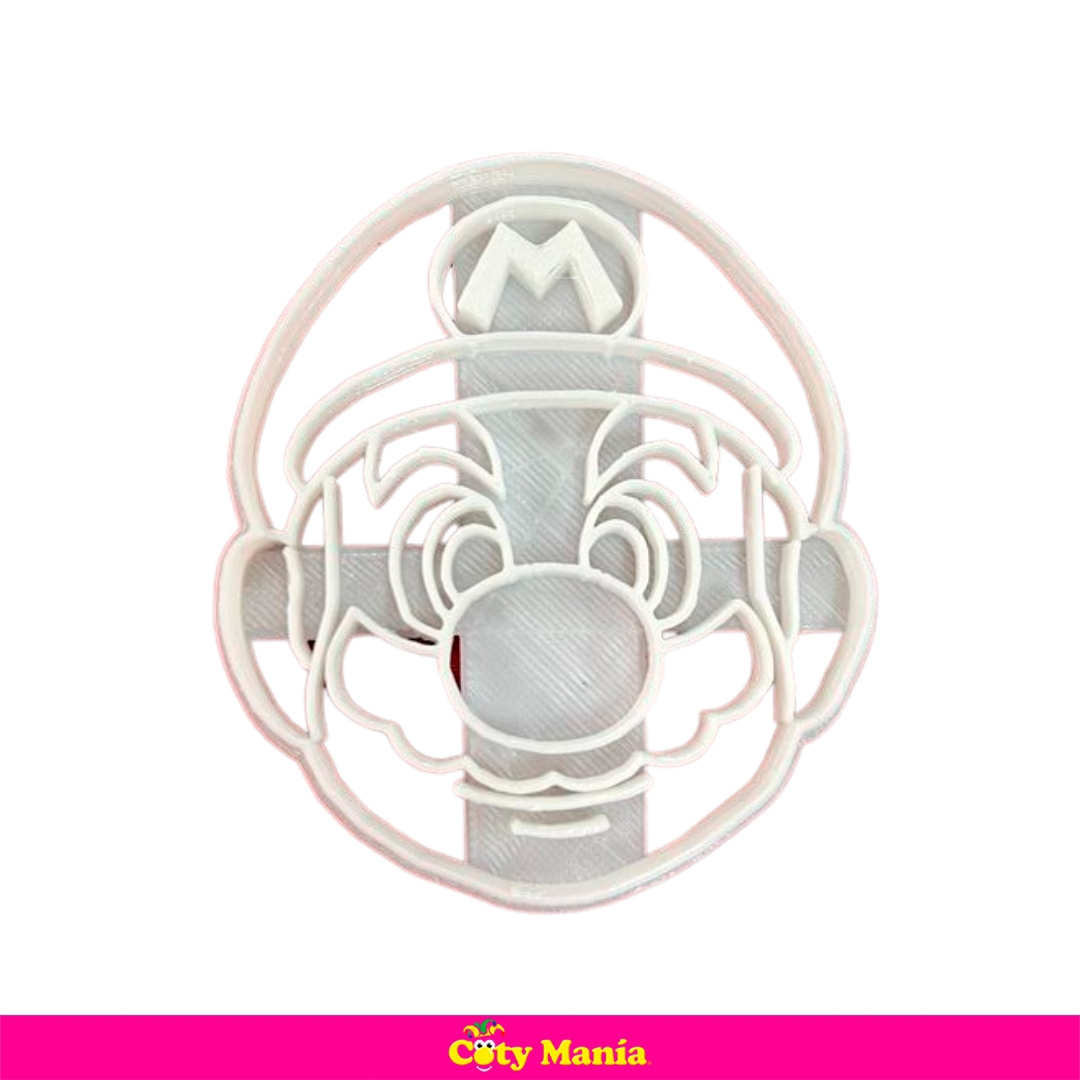 Cortante Plastico 3D Mario Bros