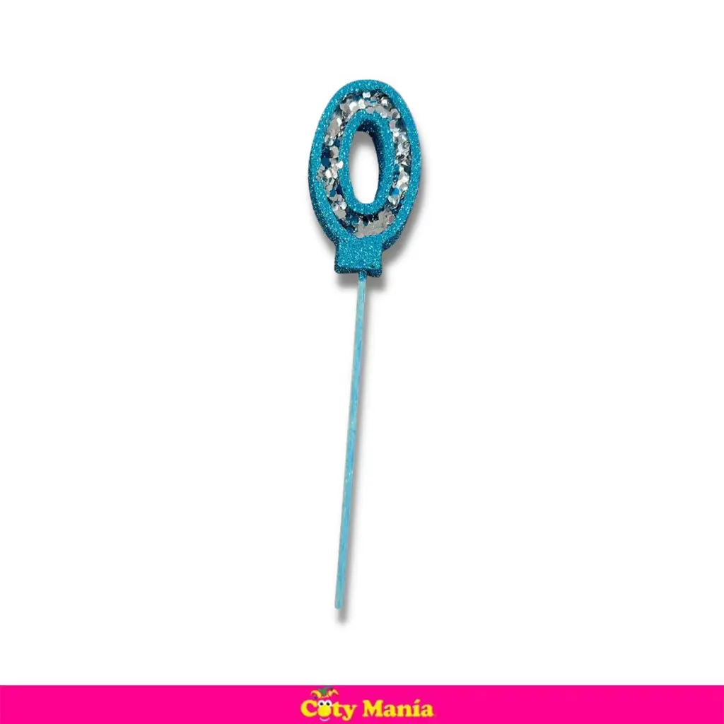 Vela Cumpleaños Numero Celeste - Lollipop