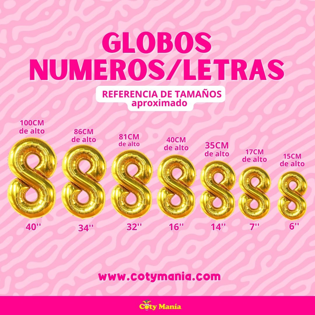 Globo Metalizado Plata 16 Numero 3