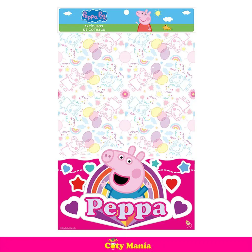 Coty Manía  Set De Globos Papa Peppa Pig 5 Piezas