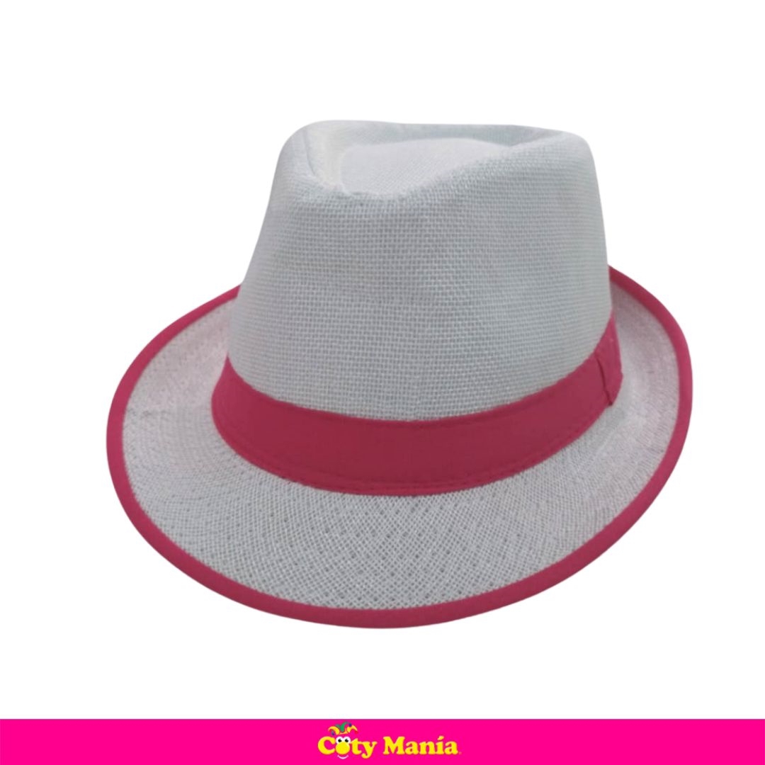 Gorro Guapo Rafia Fluo Fucsia