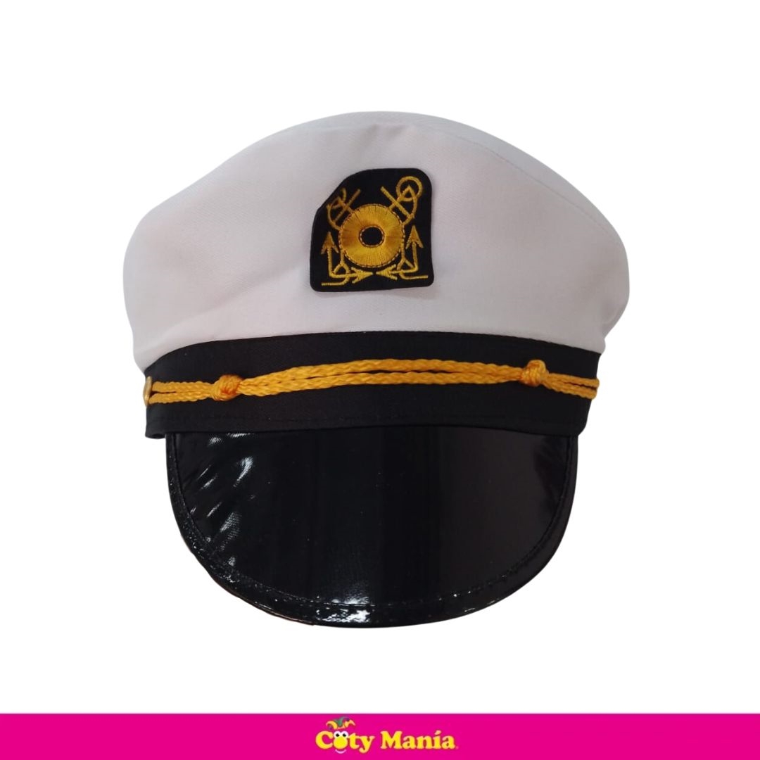 Gorro Capitan De Navio x 1