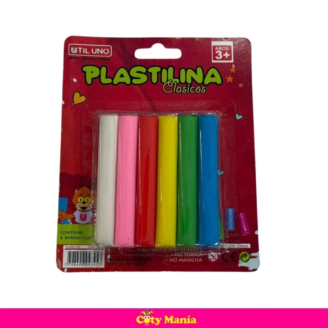 Masa Plastilina Para Modelar X 6 Un