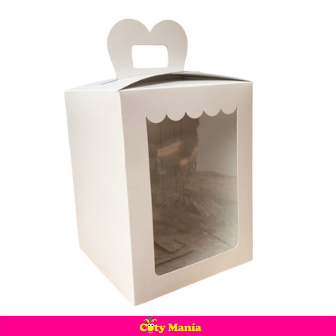 Caja Para Pan Dulce De 1KG 17X17X22CM X 2 Un