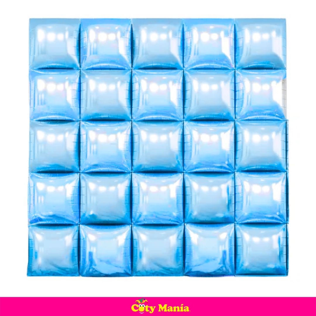 Pared De Globos Celeste Azul Mylar Wall