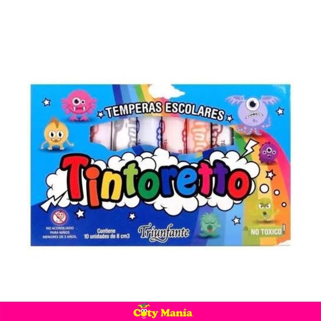 Tempera Tintoretto Multicolor 8cc X 10U