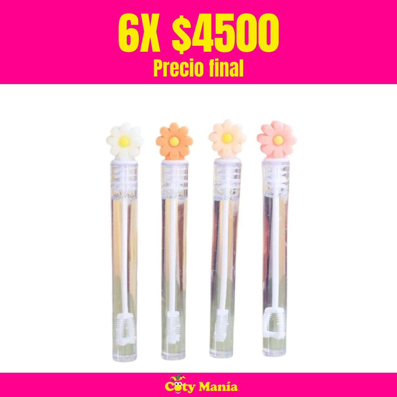 Burbujero Margaritas 4 Colores X 1