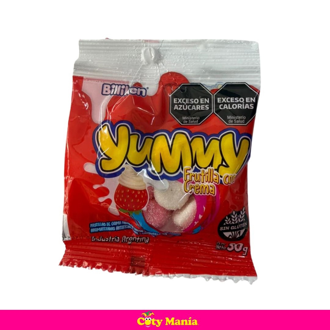 Gomitas Yummy Frutilla Con Crema 30G
