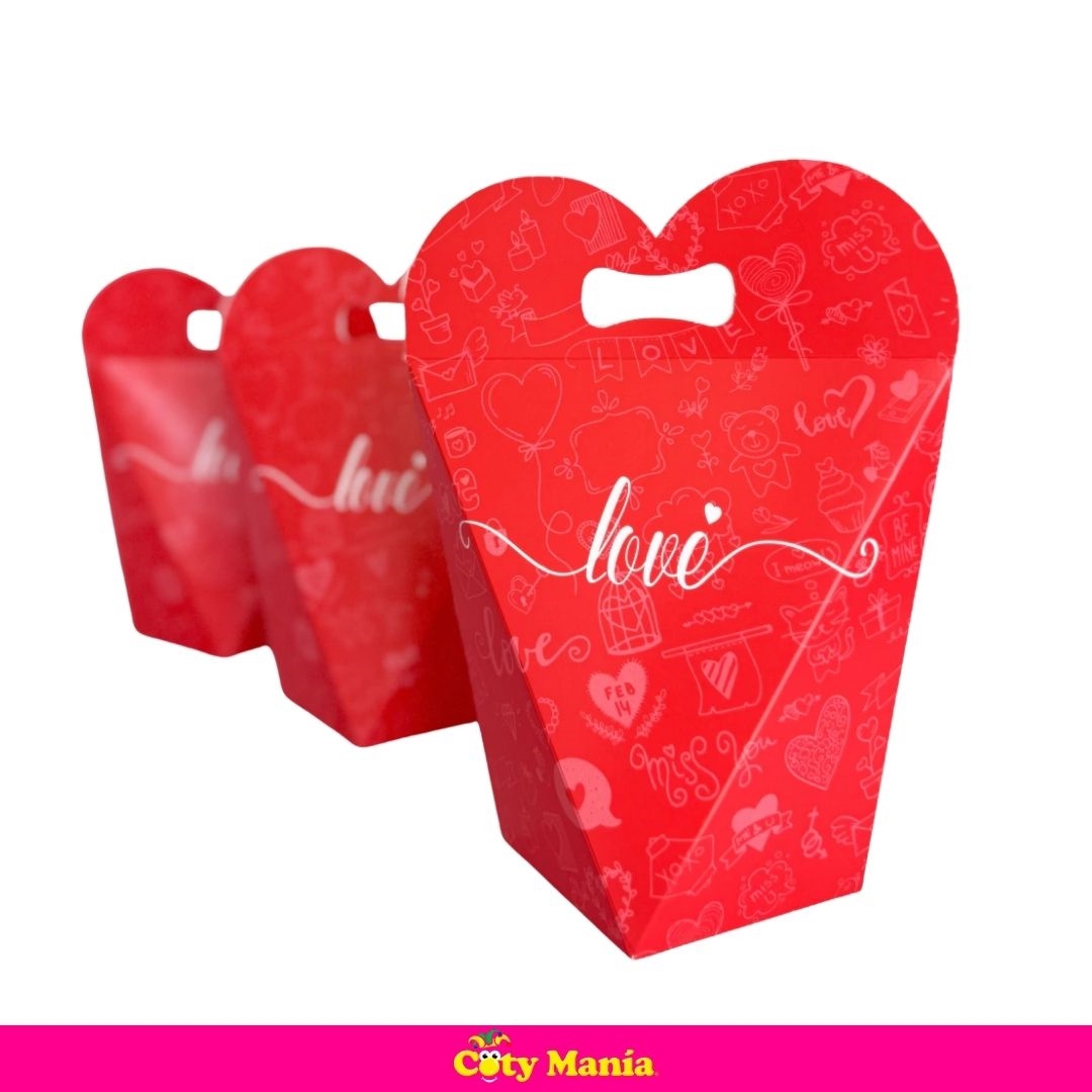 Caja Love Roja Bombonera