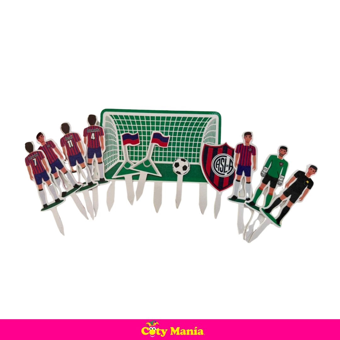 Adorno Torta Pinche Jugadores Futbol San Lorenzo
