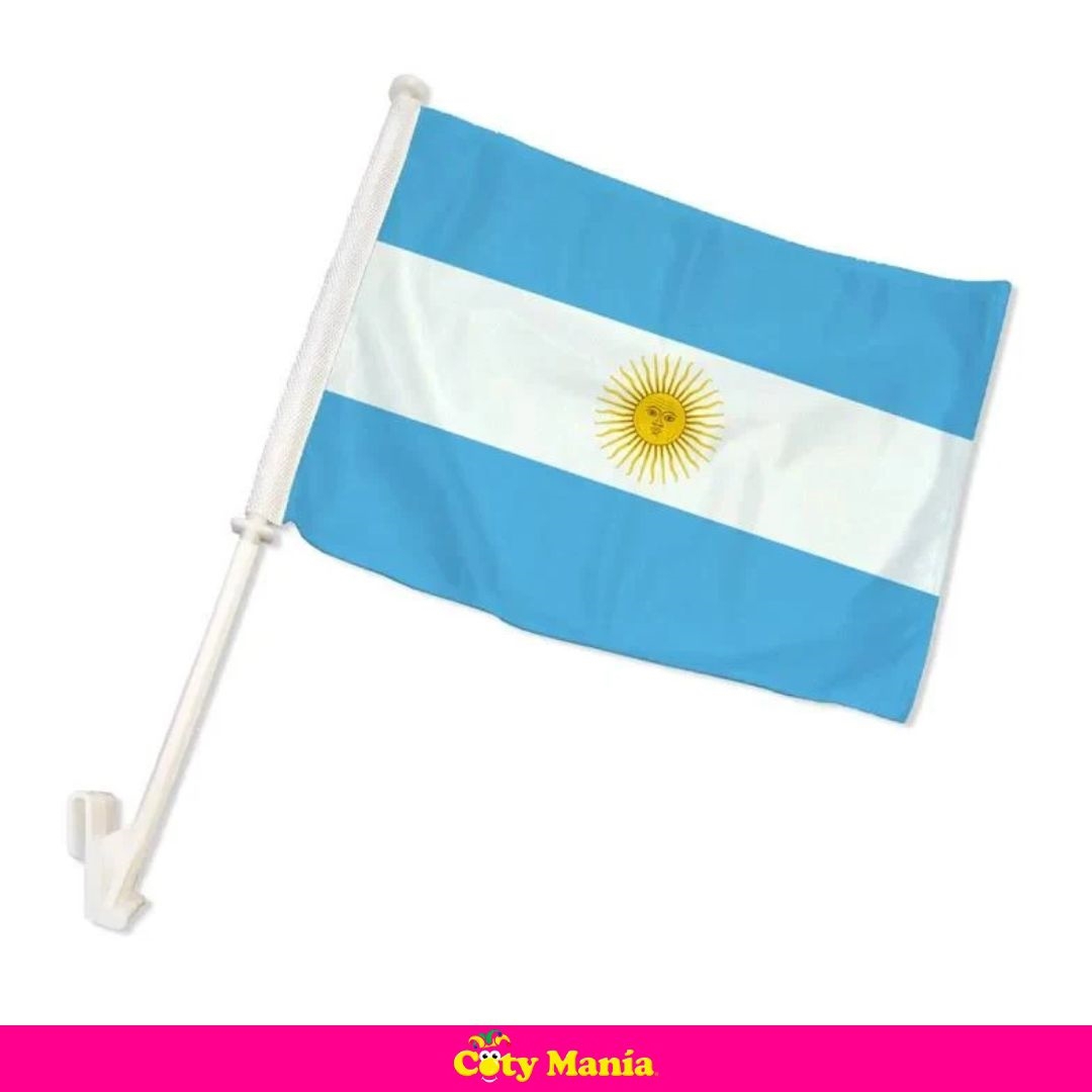 Bandera Para Auto Argentina