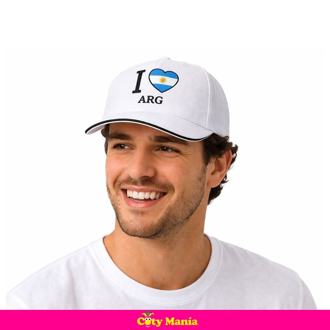 Gorro Visera I Love Argentina