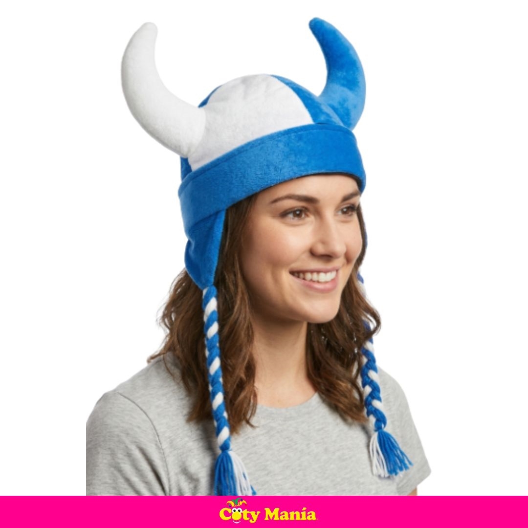 Gorro Vikingo C/Trenzas Argentina