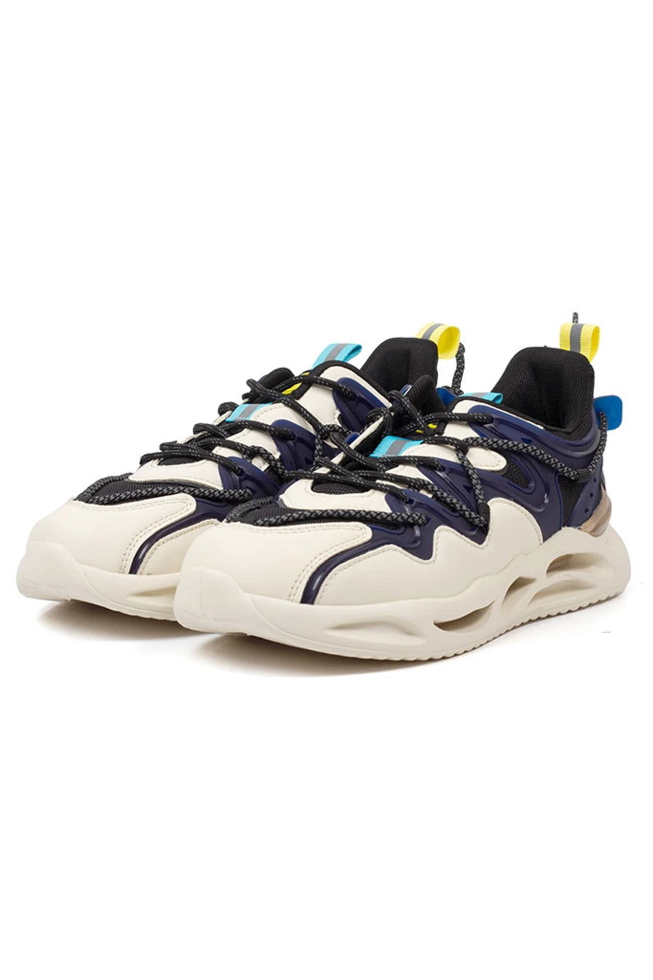 ZAPATILLAS LUCIANO - NATURAL AZUL