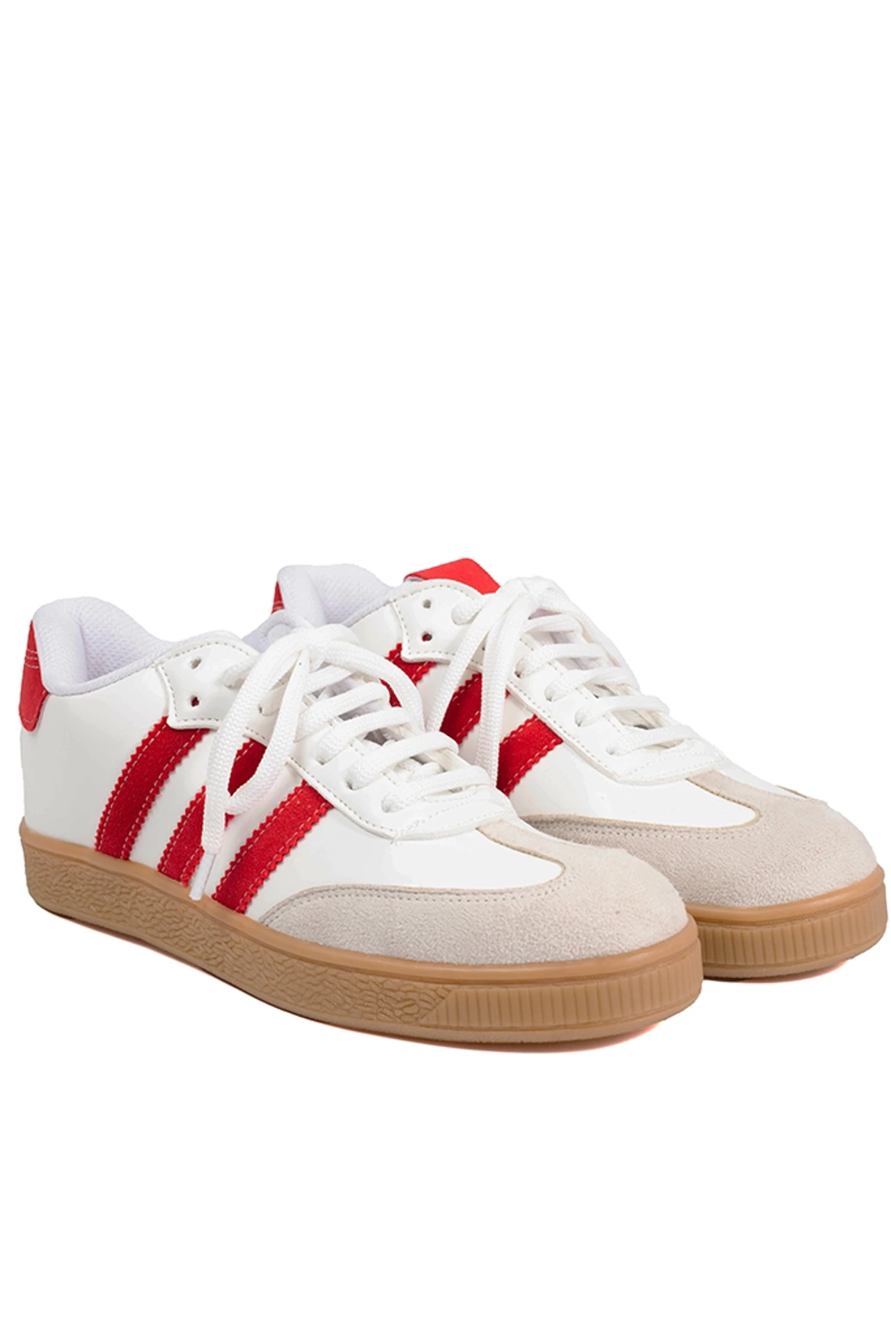 ZAPATILLAS TRUENO - BLANCO ROJO