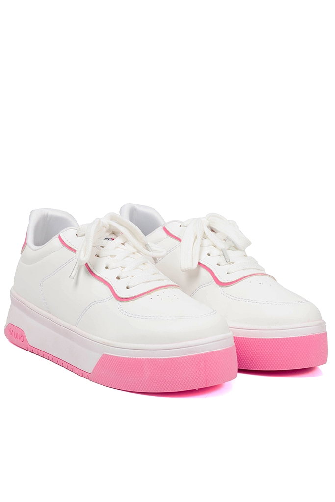 ZAPATILLAS AGUSTINA - BLANCO/AZALEA